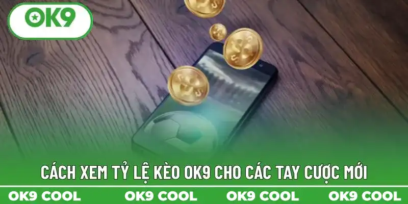 Cách xem tỷ lệ kèo OK9 cho các tay cược mới